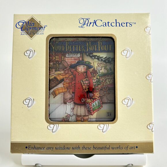 Mary Engelbreit Stained Glass Suncatcher Better Not Pout Shopper Via Vermont - Picture 5 of 10